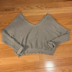 Off the shoulder sweater